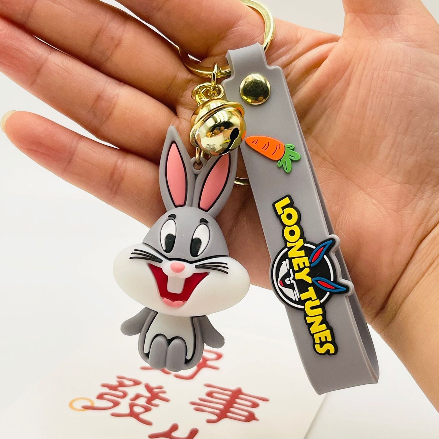 Keychains PVC Bunny Cartoon Cute (M) XiangY040