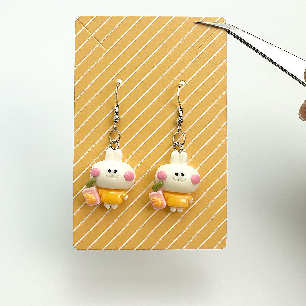 Resin Funny Earrings MIC-MingC019