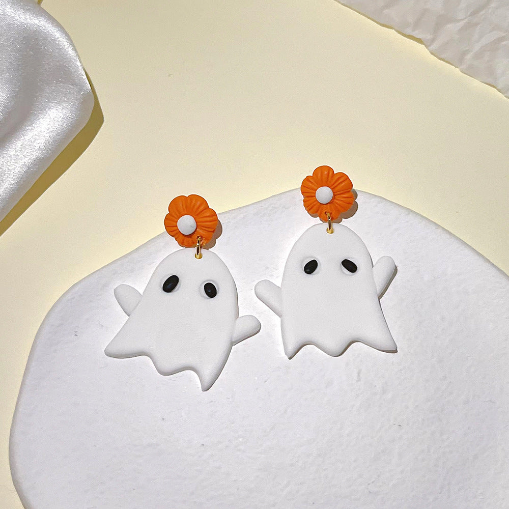 Alloy Pumpkin Magic Hat Earrings (Minimo de Compra 2) MIC-LuoT006