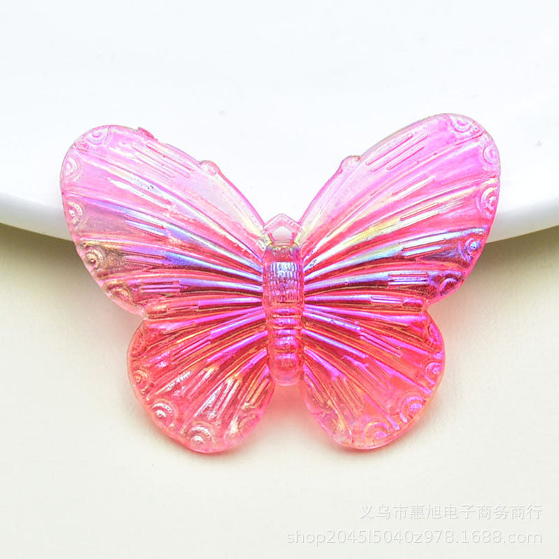 Resin gradient butterfly accessories MIC-HuiX008