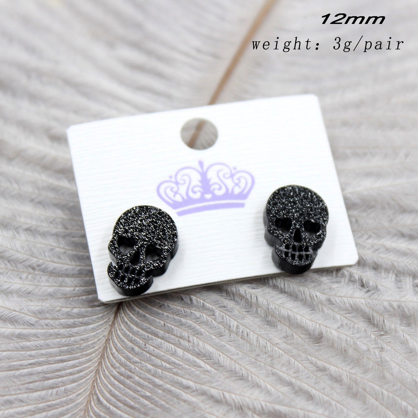 Acrylic Spider Pumpkin Ghost Bat Earrings (Minimo de compra 5) MIC-XiaoY052