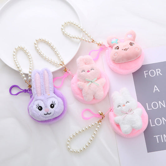 Cotton rabbit zipper small coin purse Minimo de compra 5 MIC-JiaW004