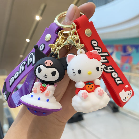 PVC cartoon cute pet cute keychain MYA-PengY046