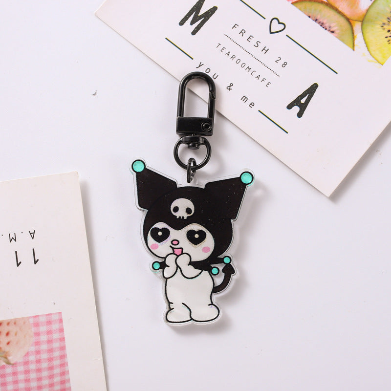 Cute Acrylic Keychain Cartoon Pendant Bag Jewelry Minimo de compra 2 (M) GHui012