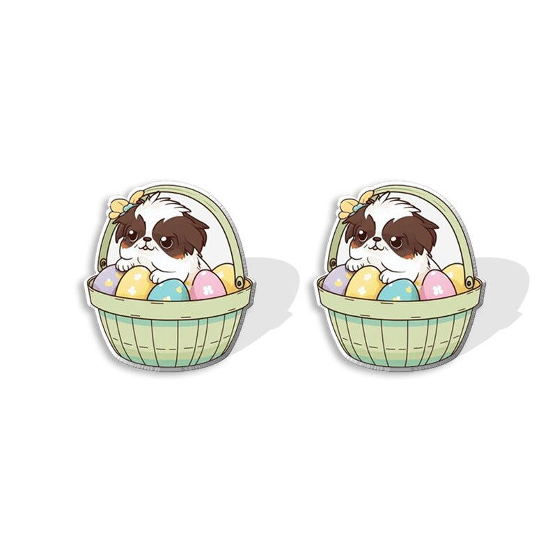 Alloy Easter Small Animal Earrings (Minimo de compra 5) MIC-XiangL066