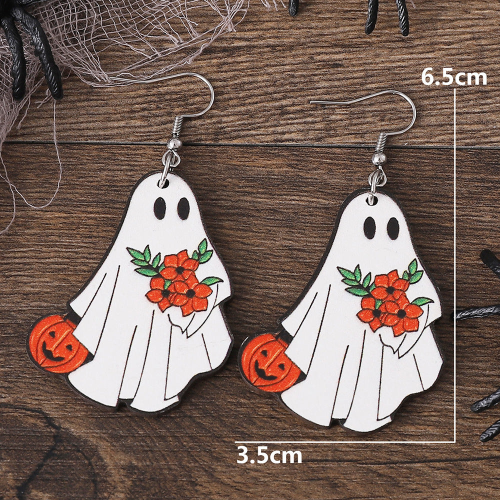 Acrylic New Halloween Collection Earrings (Minimo de Compra 2) MYA-ChuL002