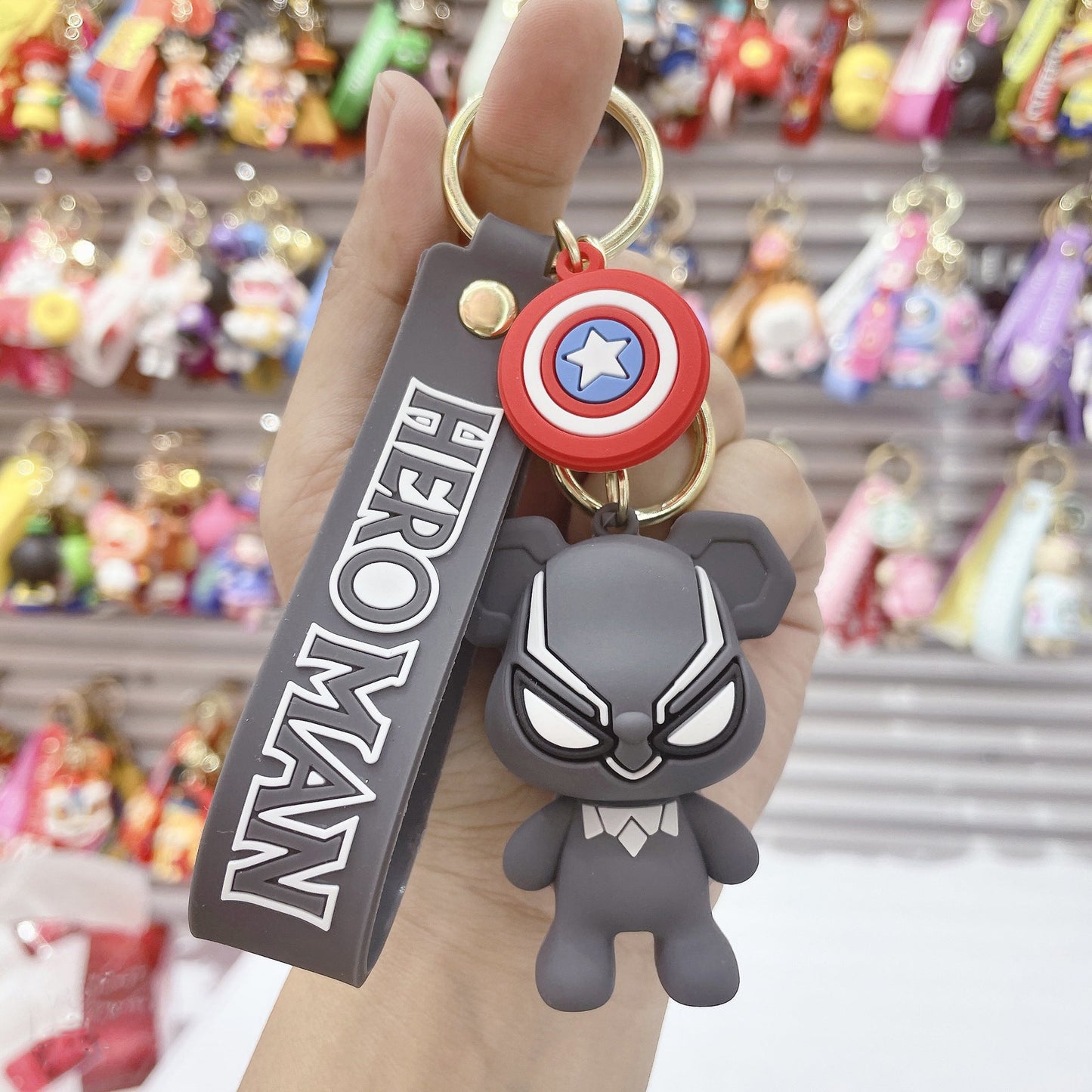 PVC new violence bear cartoon keychain (Minimo de compra 2）MIC-JuS011