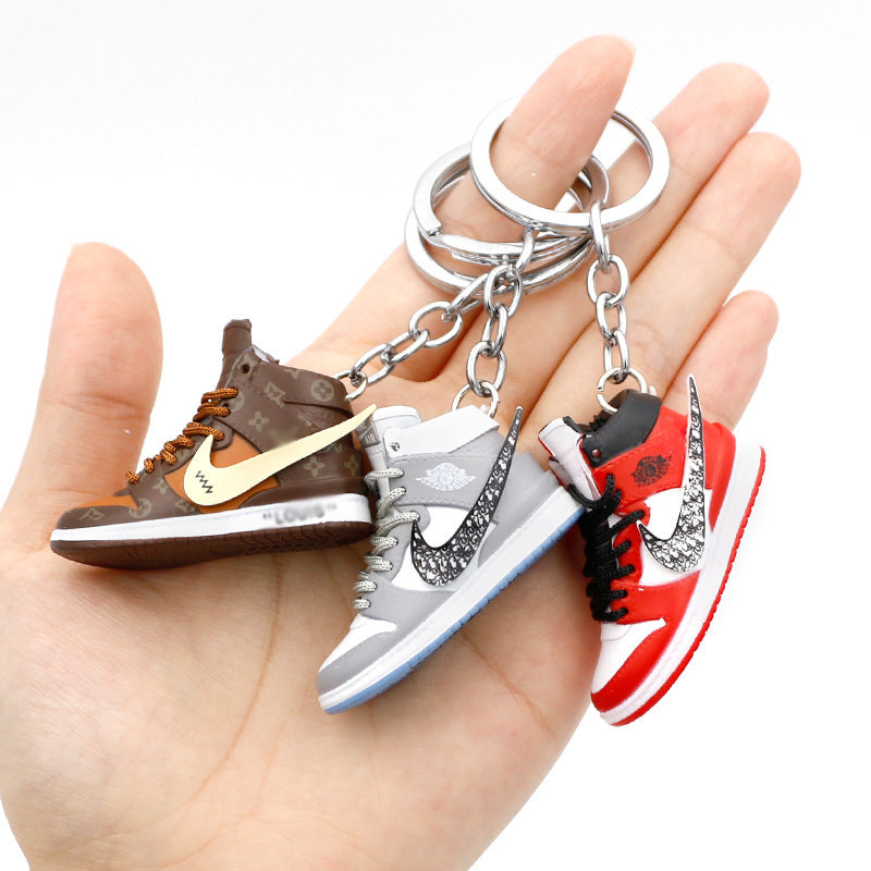 keychain 3D three-dimensional sneakers toy jewelry pendant (F) MIC-QLP035