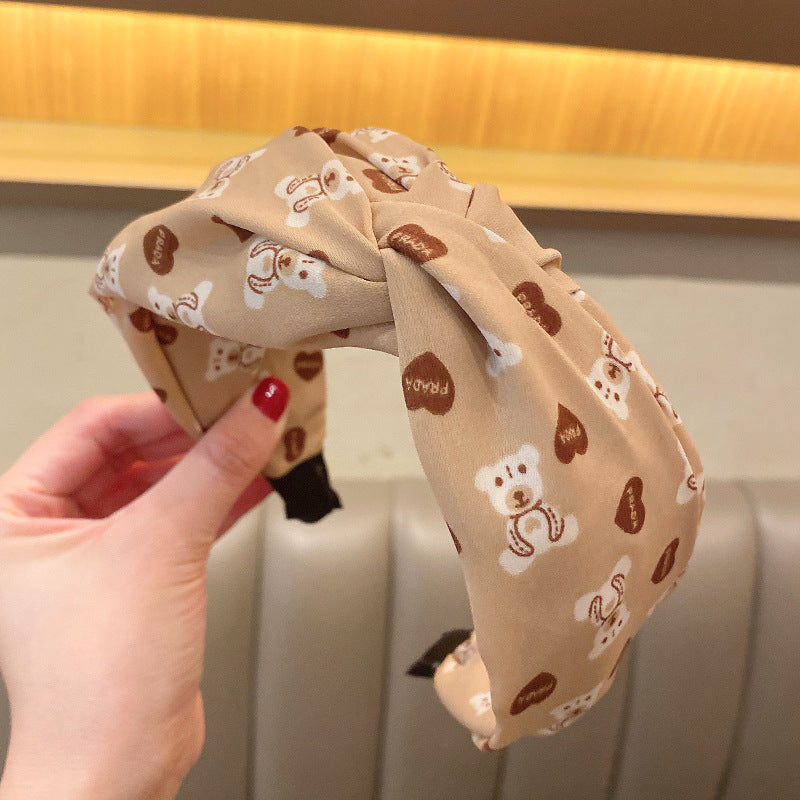 Milk coffee color head band Minimum order quantity ≥ 2 MIC-HaiY005