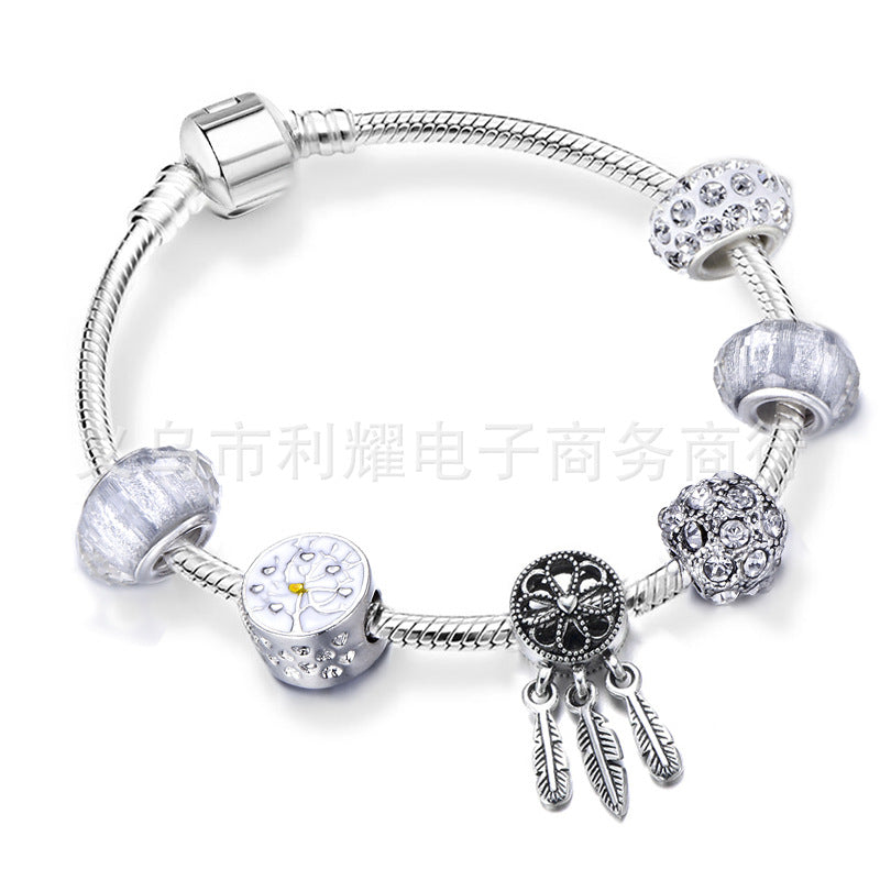 Alloy DIY Pandora Cartoon Bracelet MYA-LiY019