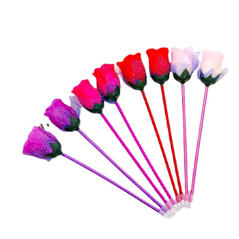 Ballpoint Pen Plastic Creative Rose Gel Pen WangL002