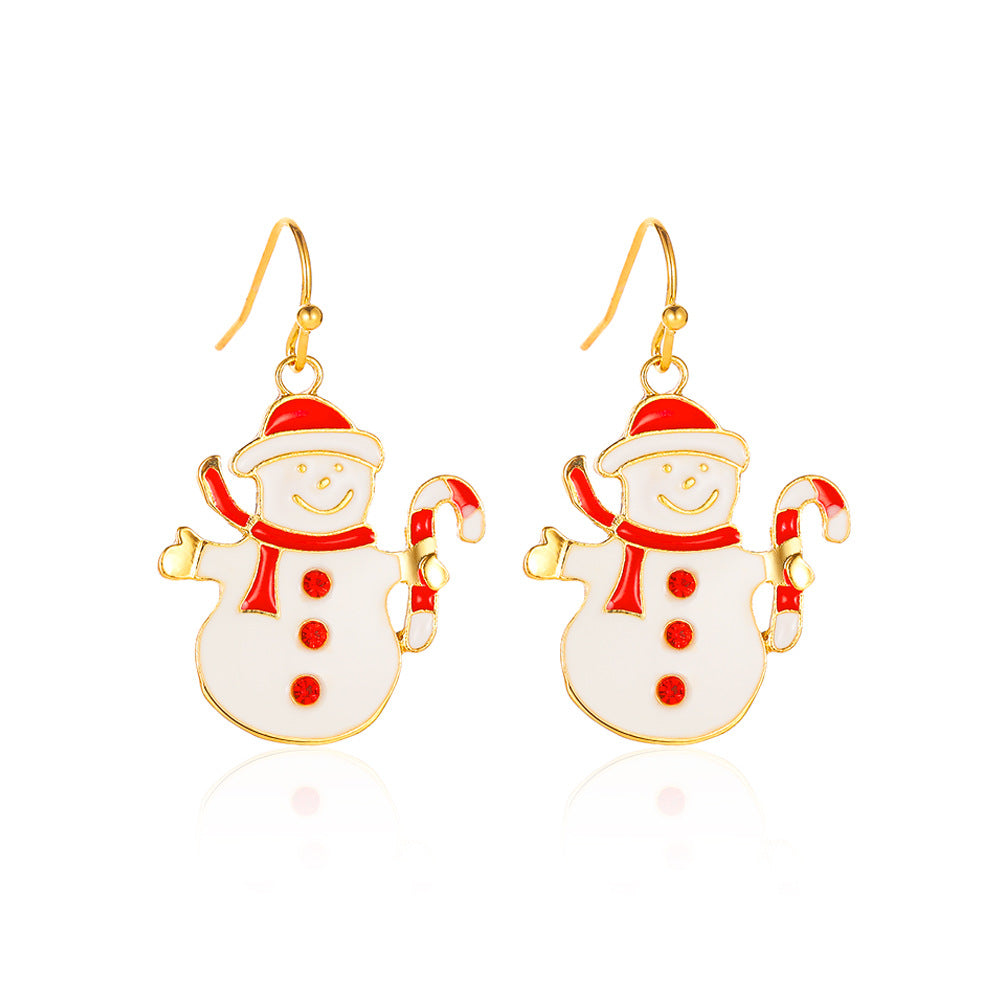 Alloy Christmas series earrings (Minimo de Compra 2) MIC-MiaoY088