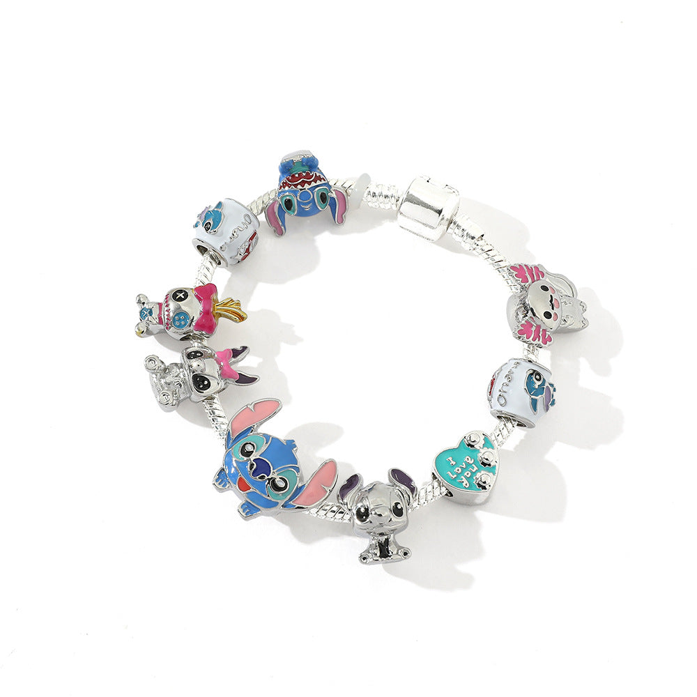 Alloy Pandora Cartoon Bracelet MYA-FeiM001