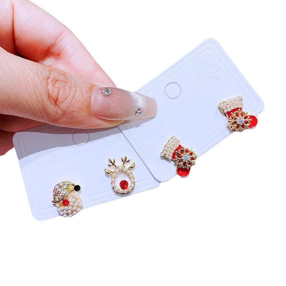 New alloy Christmas earrings MIC-MingC025