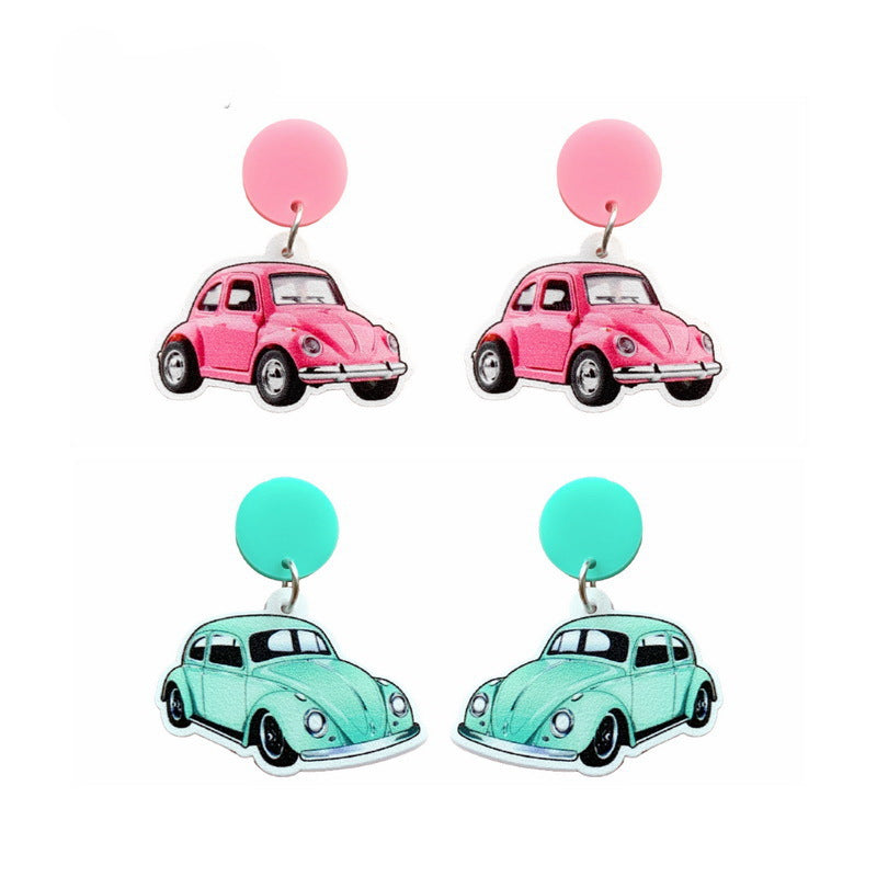 Acrylic Car Earrings MYA-XueP126