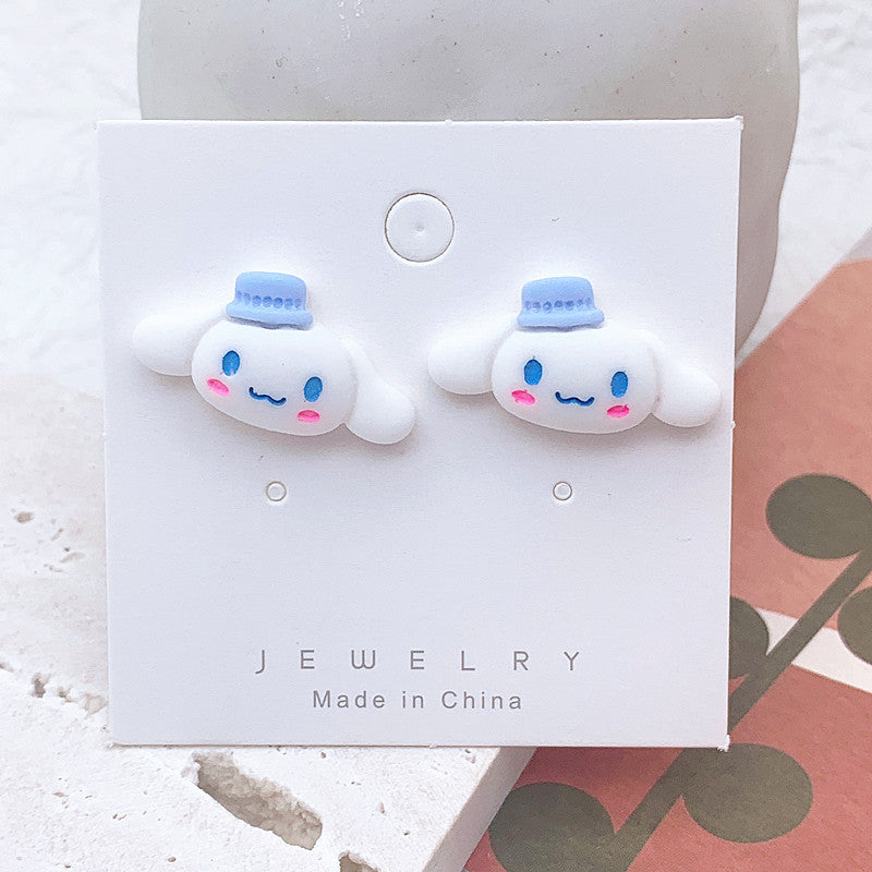 Resin Colored Peach Heart Earrings  (Minimo de Compra 2) MIC-ShiJ003