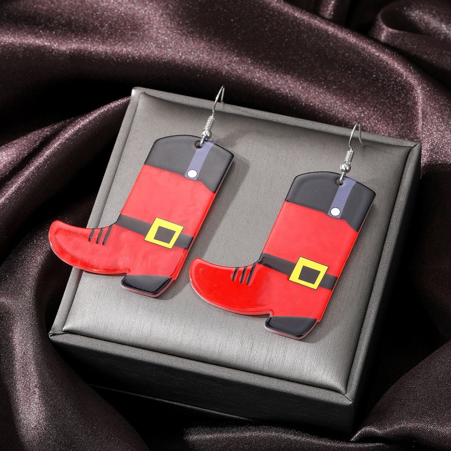 Alloy Christmas series earrings (Minimo de Compra 5) MIC-JueJ024