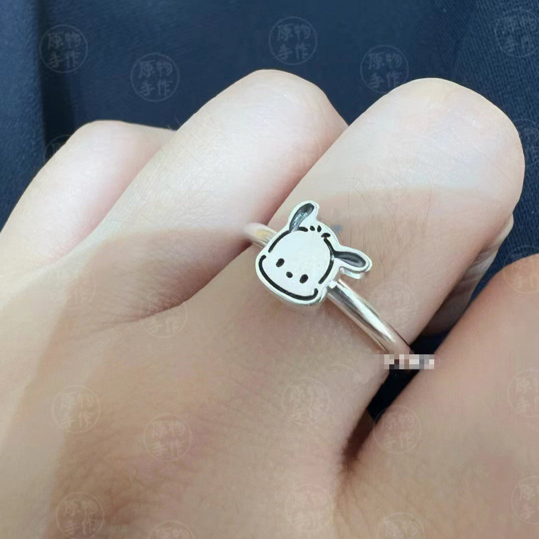 Copper cute cartoon ring MIC-XDFN004