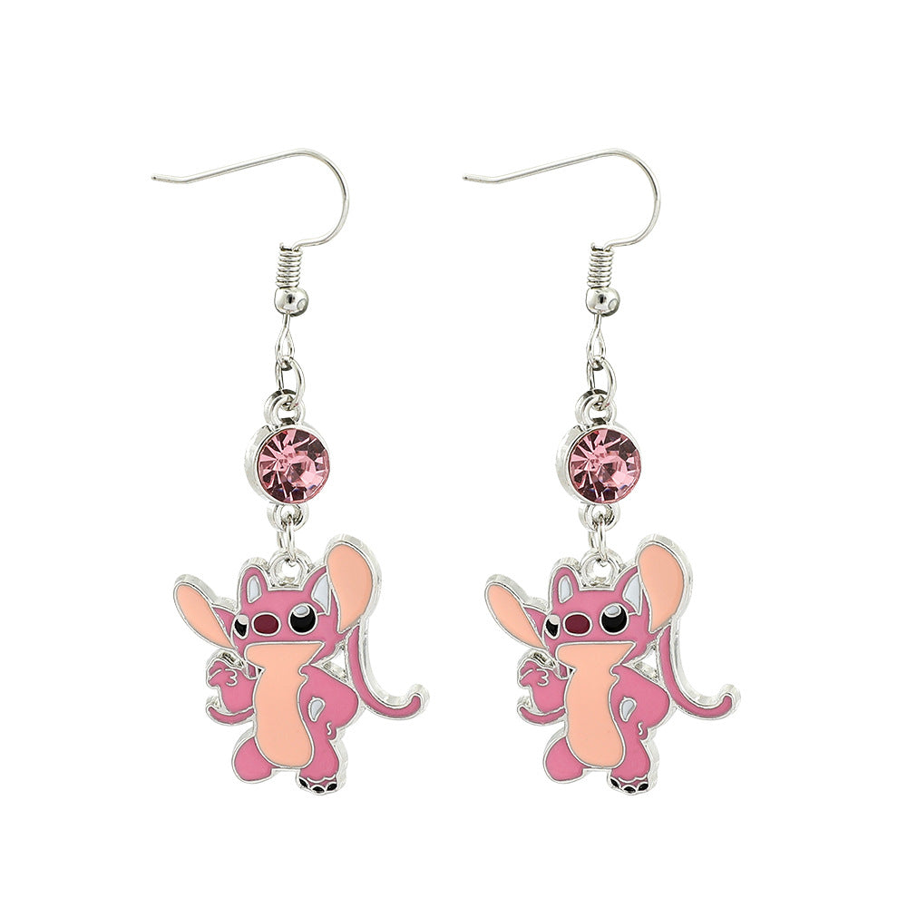 Alloy cartoon cute earrings (Minimo de Compra 2) MYA-ZhaoH004