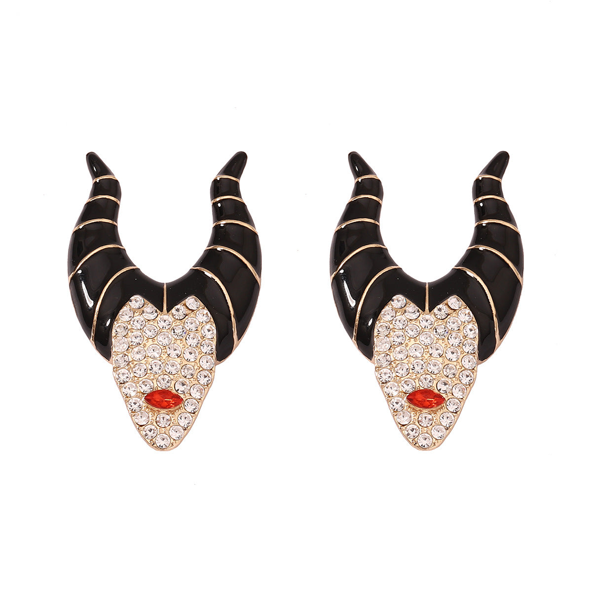 Alloy Sleeping Curse Witch Earrings MIC-YueL022