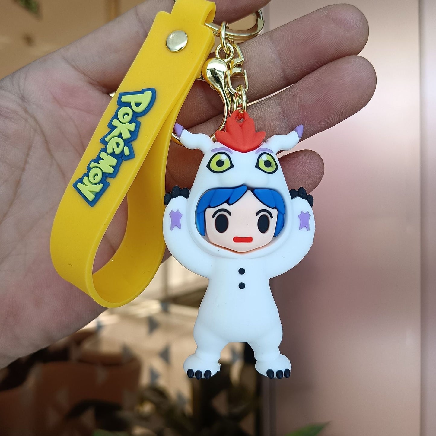 PVC cross dressing digital treasure keychain (Minimo de Compra 2) MIC-KuangK005