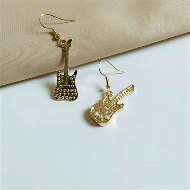 Alloy niche heart-shaped earrings MIC-AiM013