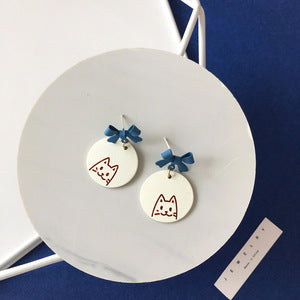 Cute Bunny Princess Earrings MIC-BaoY011