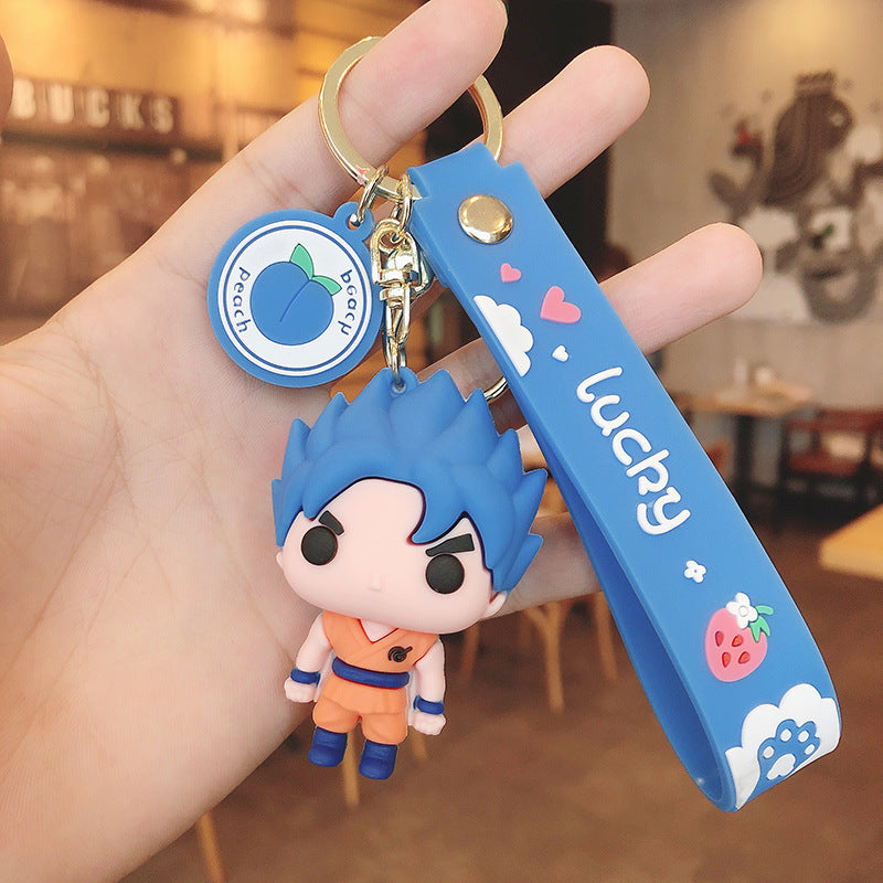 Cartoon Doll PVC Silicone Alloy Keychain (F) FeiRun031