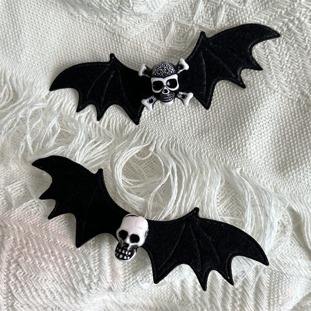 Plastic Halloween Bat Devil Wing Hair Clip (Minimo de Compra 2) MIC-ShiM004