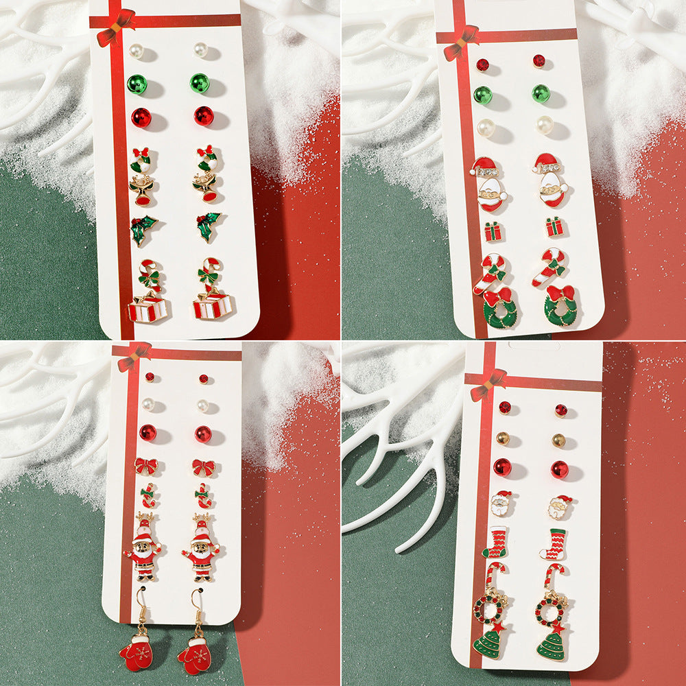 Alloy New Christmas Earrings (Minimo de Compra 2) MIC-MiaoY092