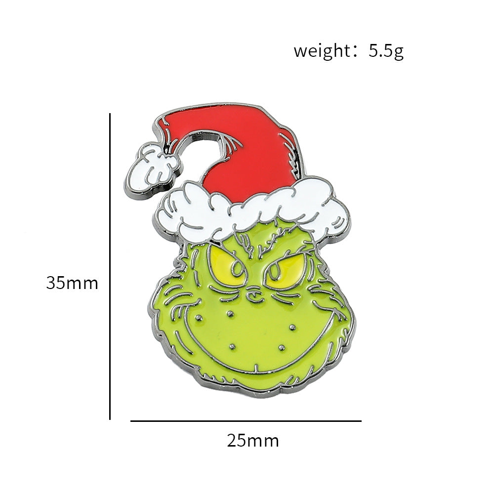 Alloy Christmas Eve Horror Series brooch (Minimo de Compra 2) MIC-ZhuoL025