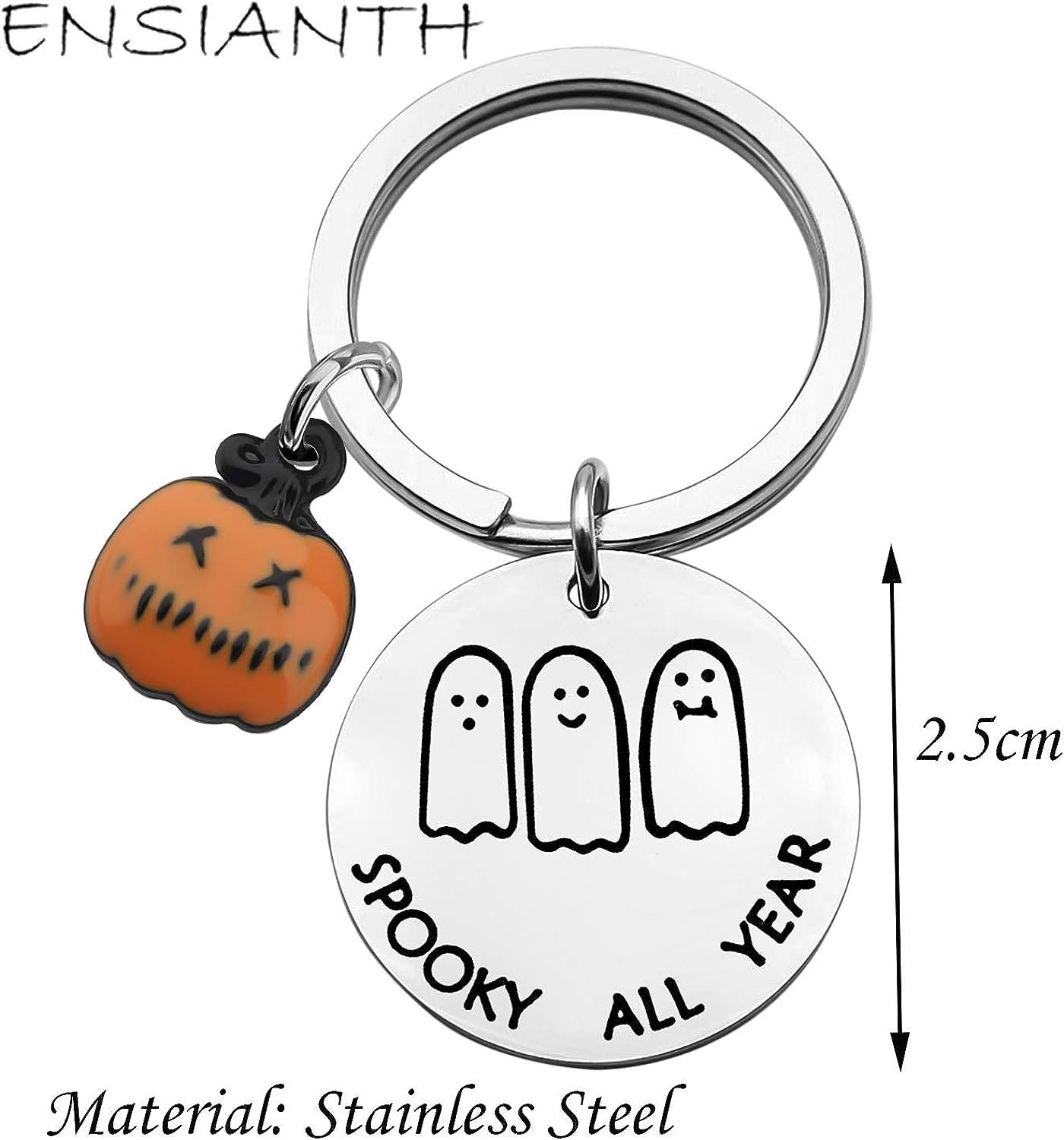 Stainless steel Halloween series keychain MYA-XinJ002