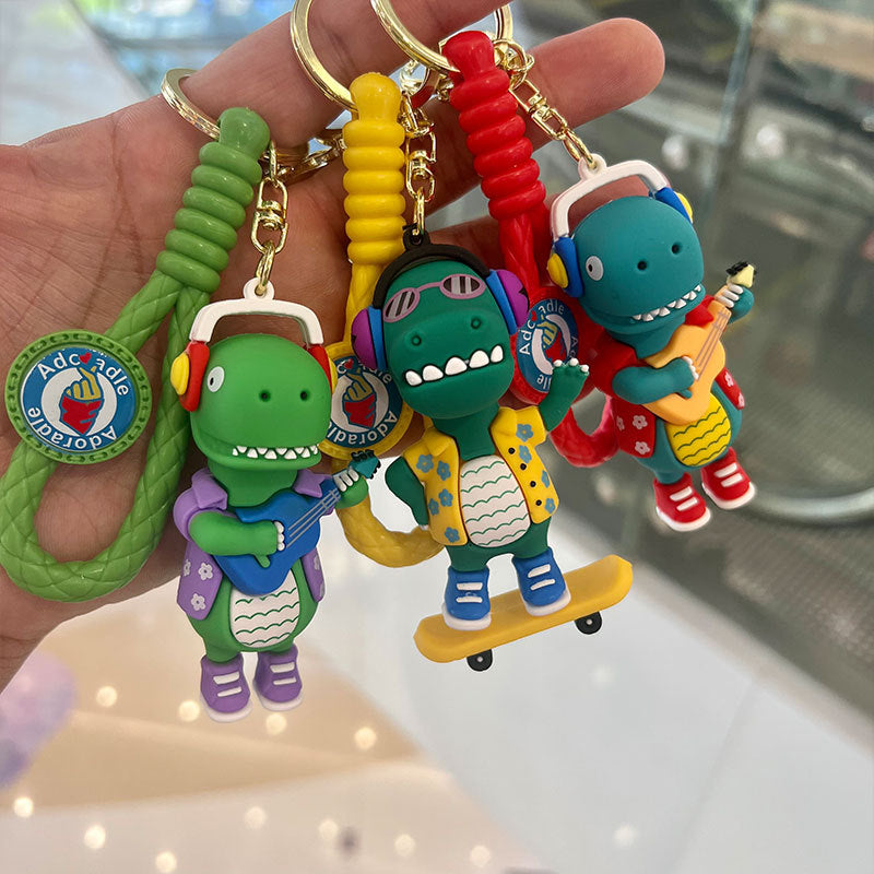 PVC sports dinosaur cartoon keychain MIC-MiaoY075