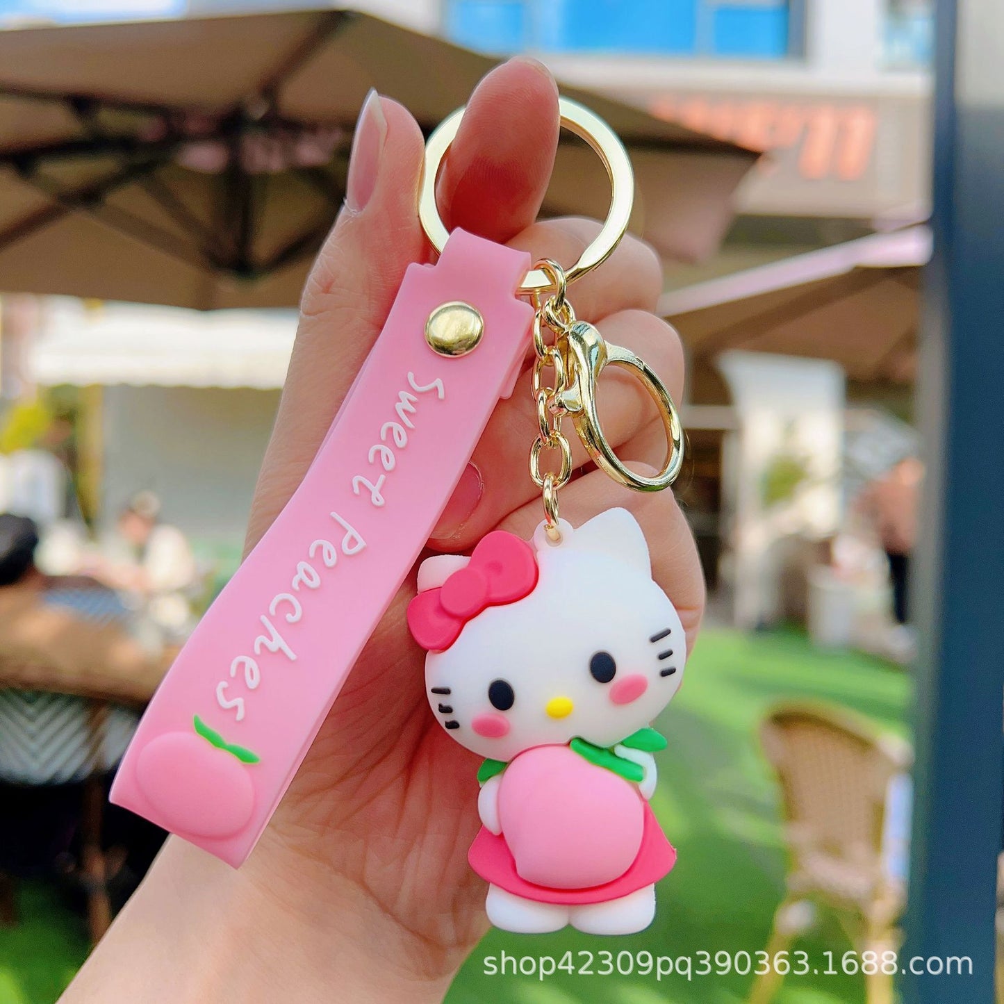 PVC Cute New Peach Keychain (Minimo de compra 2) MIC-WenC005