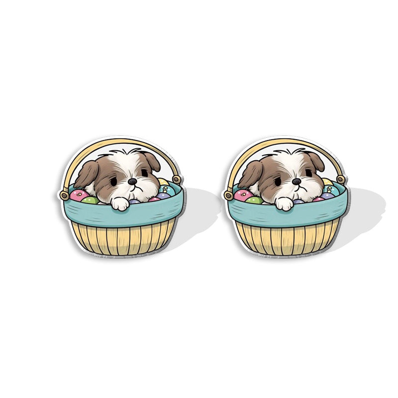 Alloy Easter Small Animal Earrings (Minimo de compra 5) MIC-XiangL066