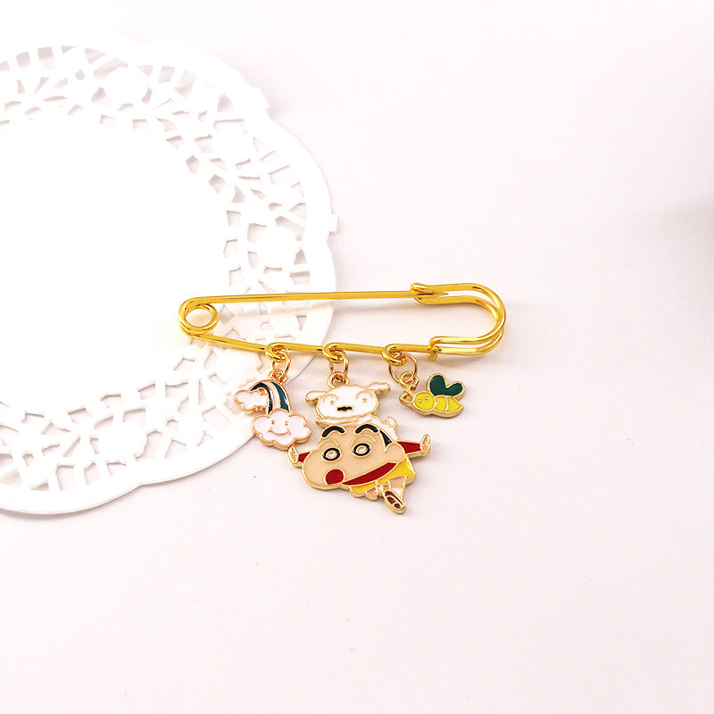 Alloy cartoon crayon small new brooch (Minimo de compra 2) MIC-QiC034