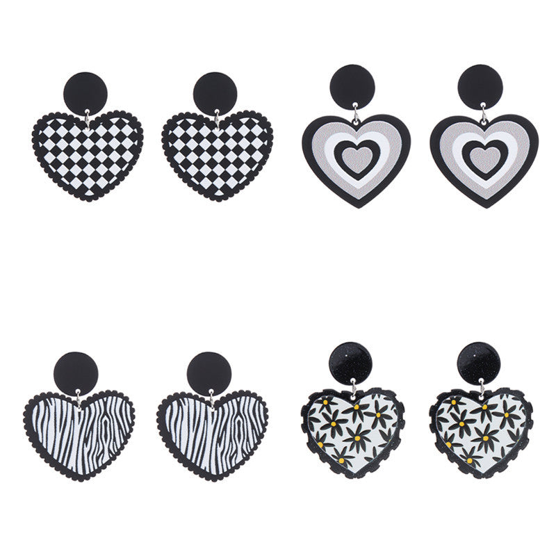 Acrylic New Love Earrings (Minimo de Compra 2) MIC-ChouT029