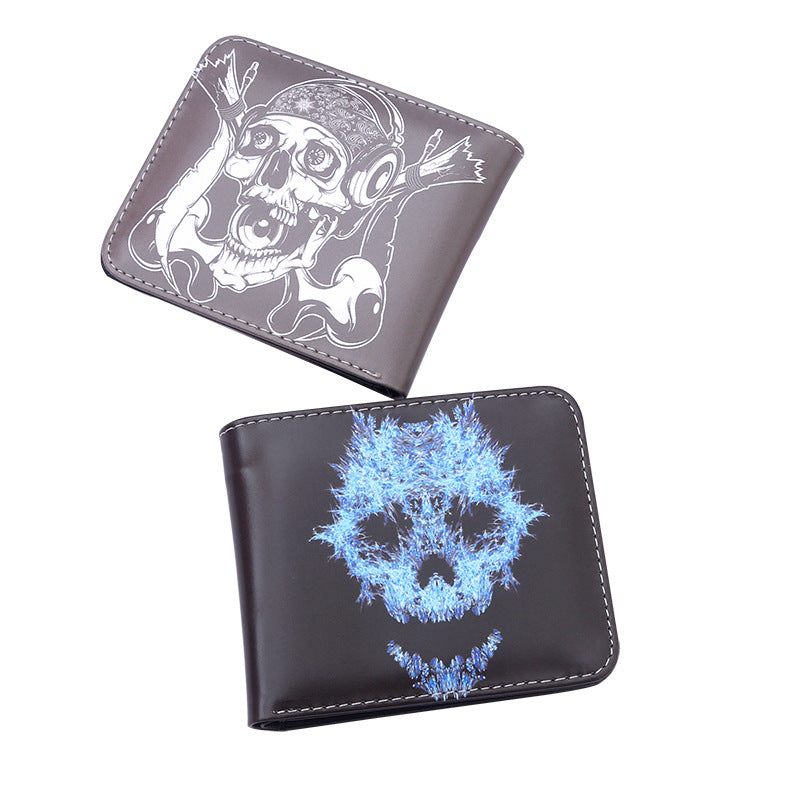 PU Funny Skull Wallet MIC-MaoM004