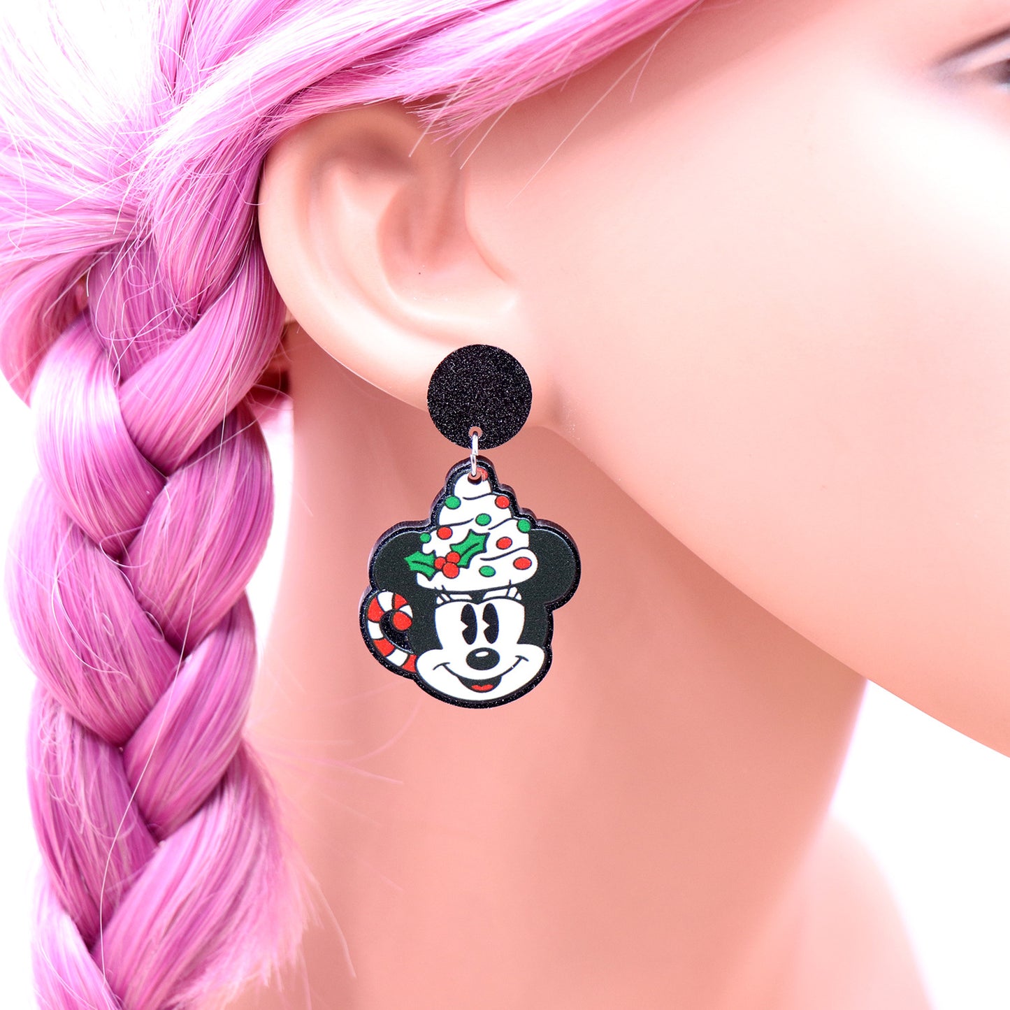 Acrylic Candy Lantern Cream Earrings (Minimo de compra 5) MIC-XiaoY058