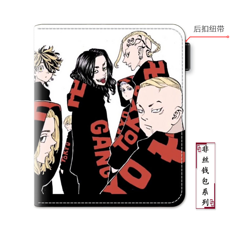 Cartoon black outer zip wallet  (Minimo de compra 2）MIC-CSP011