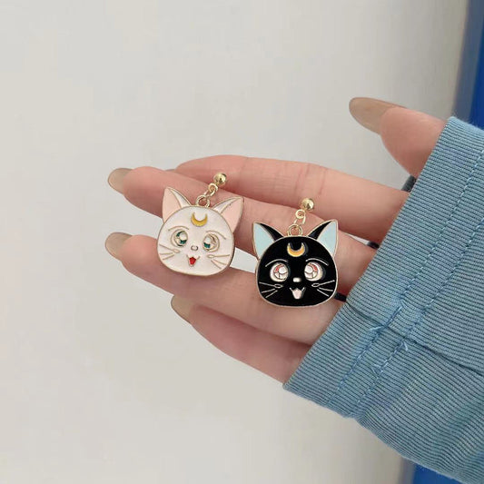 Alloy cute cat earrings (Minimo de compra 2) MIC-AiM007