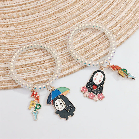 cartoon phone line couple bracelet magnet attract (F) WeiY014