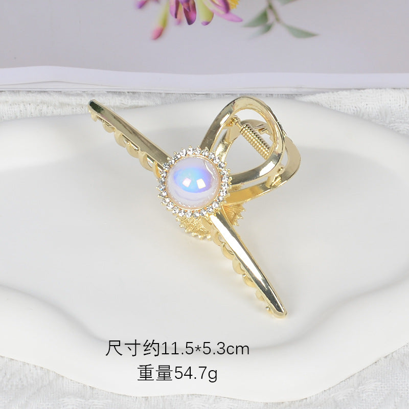 Alloy pearl butterfly tassel hairpin Minimo de compra 3 MIC-LanX003