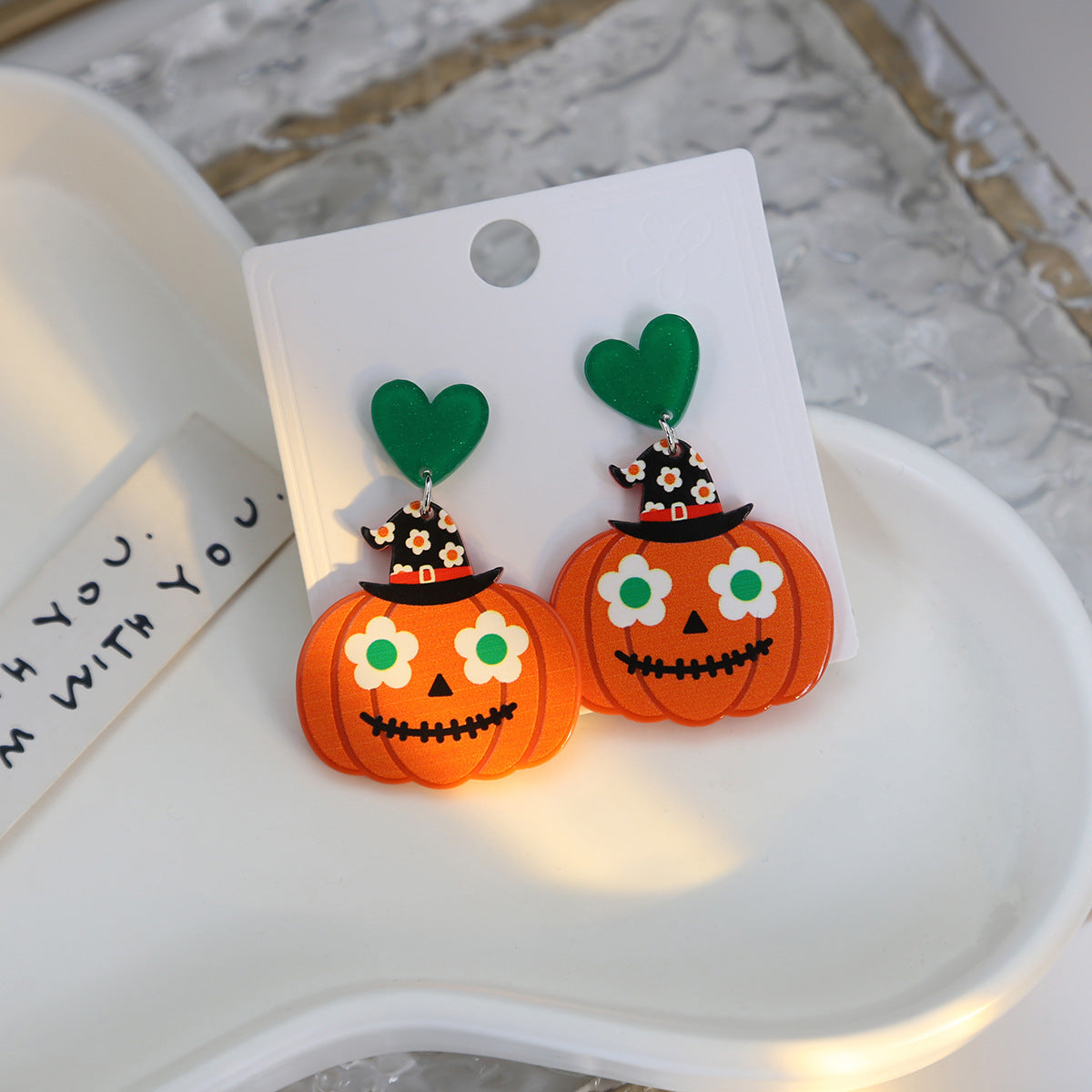 Alloy cartoon pumpkin earrings MYA-MDD184