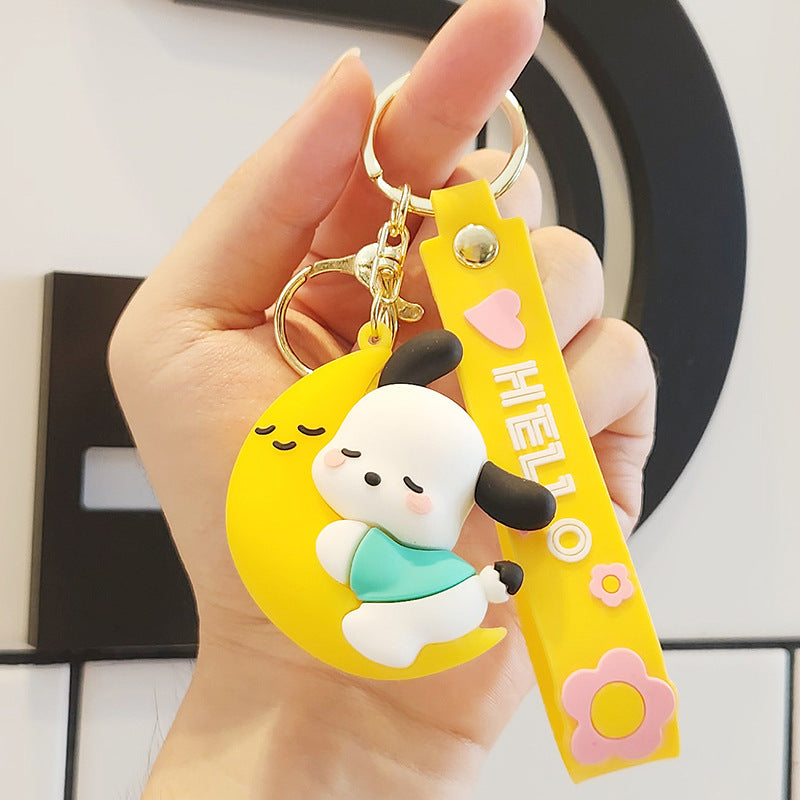 PVC New Cartoon Drip Glue Keychain MIC-ZhuoJ007