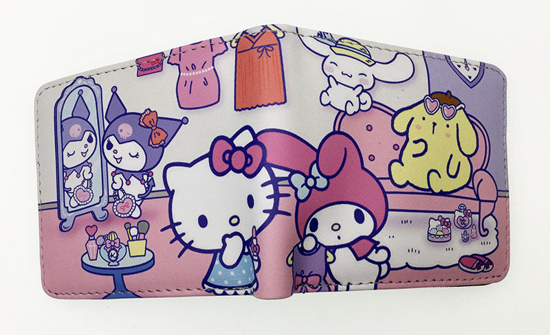 PU cartoon anime short zipper wallet MIC-ChangY015