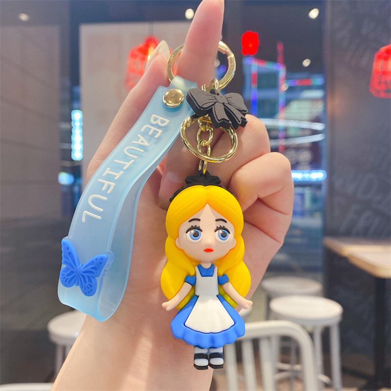 PVC lovely princess keychain （Minimo de compra 2） MYA-YouM004