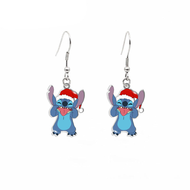 Alloy cartoon cute earrings (Minimo de Compra 2) MIC-ZhaoH003