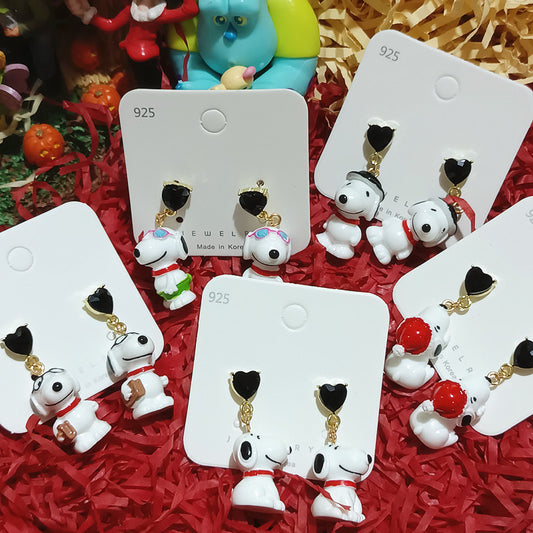 Alloy Nubi Dog Earrings MIC-XingJ088