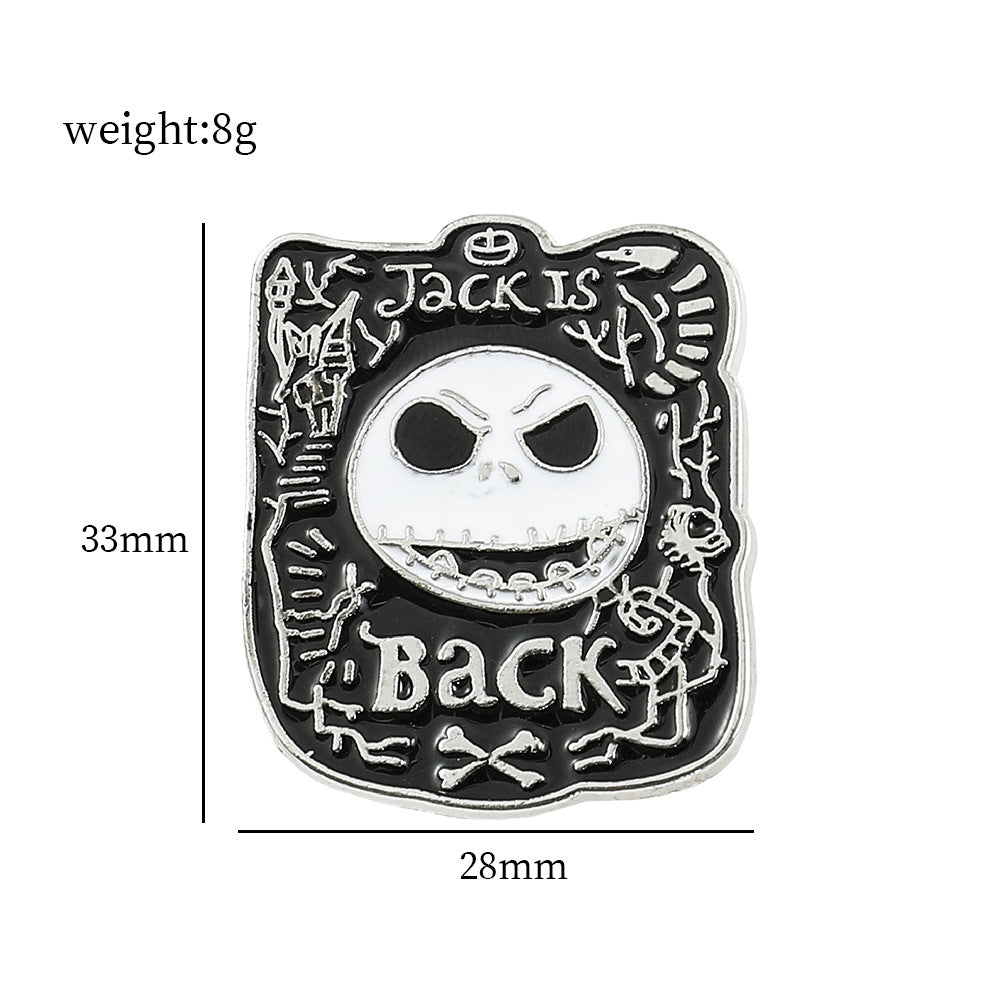 Alloy Christmas Eve Horror Series brooch (Minimo de Compra 2) MIC-ZhuoL025